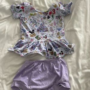 Disney world inspired outfit 18-24 months GUC handmade bought off of Etsy